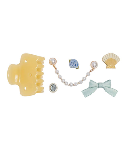 Kitschpop Cloud Clip 7pc Set Coastal Cottage Butter Yellow