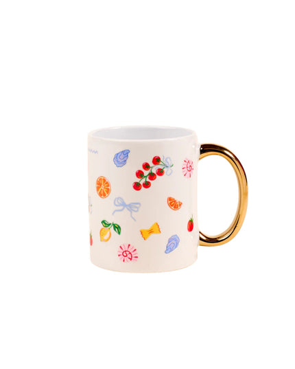 Italian Summer 11 oz Cozy Cute Ceramic Mug