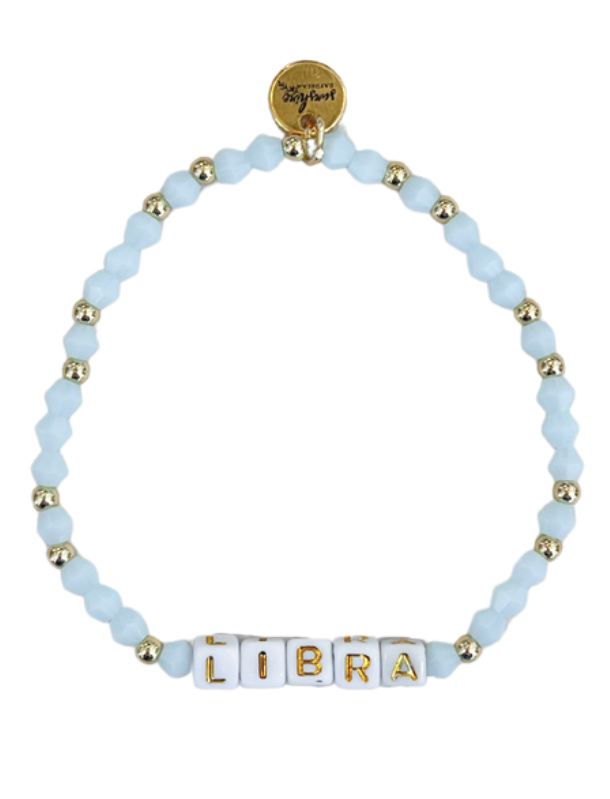 Libra Letter Block Bracelet