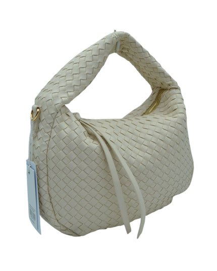 Braided Leather Shoulder Bag