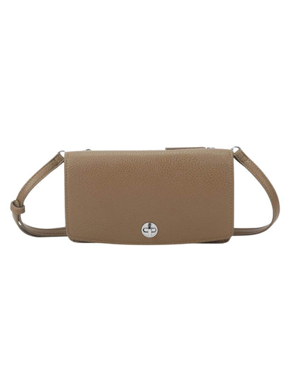 Faux Leather Crossbody Wallet Bag