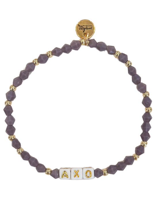 AXO Sorority Letter Block Bracelet