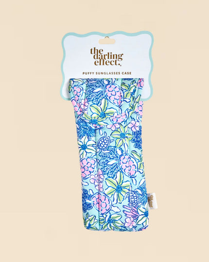 Coastal Cove Puffy Sunglass Case