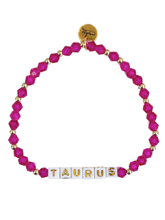 Taurus Letter Block Bracelet