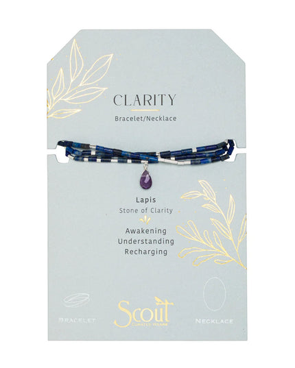 Teardrop Stone Wrap Bracelet/Necklace