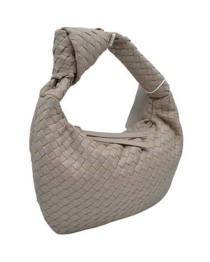Knot Woven Shoulder Bag