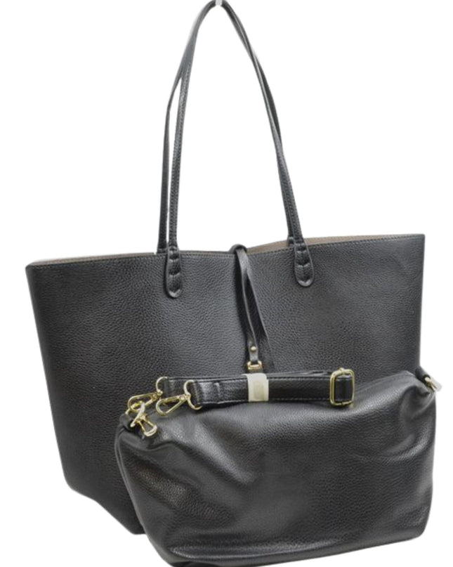 Reversible Wide Looped Through Tote Bag
