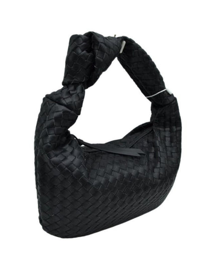 Knot Woven Shoulder Bag