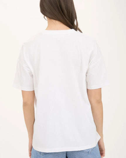 Drop Shoulder Short Sleeve Top