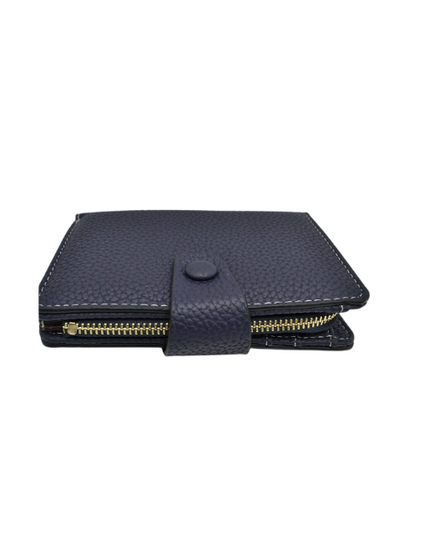 Zip Snap Button Wallet