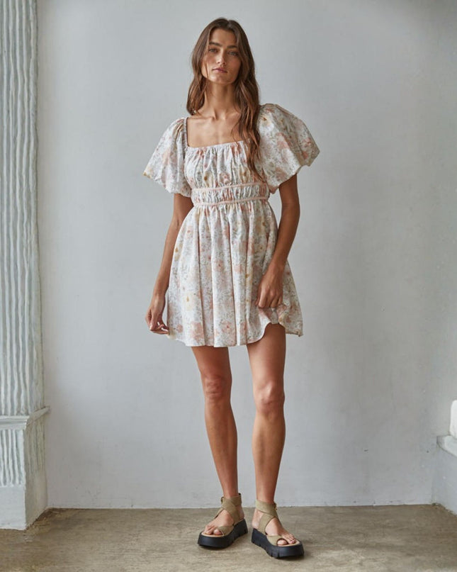 Elise Floral Mini Dress