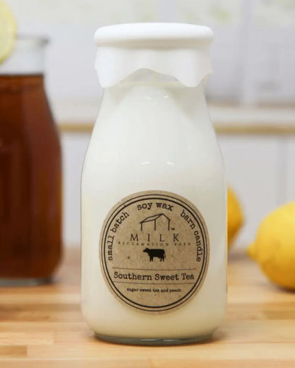 Southern Sweet Tea Milk Bottle Candle