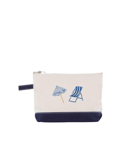 Two Icons Makeup Bag Personalized Canvas Pouch