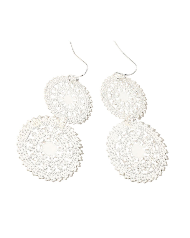 Double Wheel Filigree Earrings