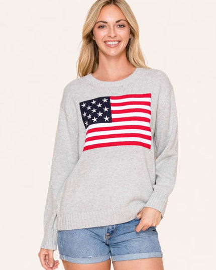American Flag Sweater
