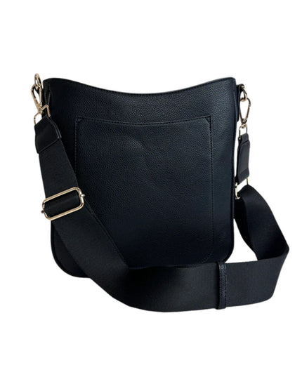 Maxine Vegan Pebble Leather Messenger Bag