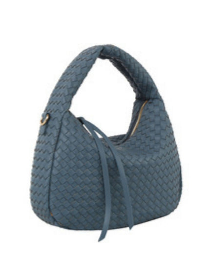 Braided Leather Shoulder Bag