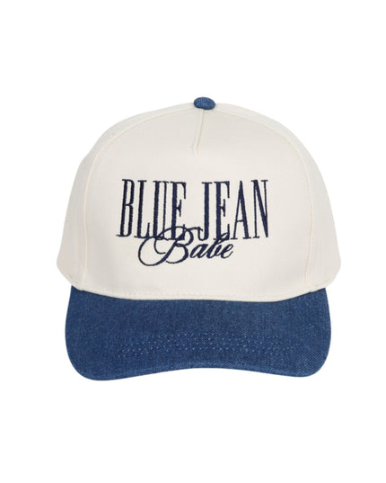 Blue Jean Babe Embroidery Two Tone Trucker Hat