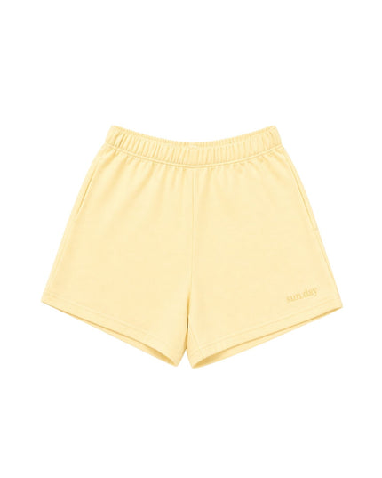 SunDay Tone on Tone Embroidered Shorts