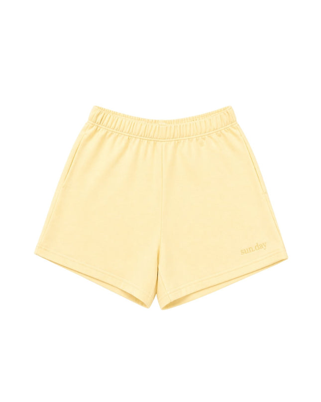 SunDay Tone on Tone Embroidered Shorts