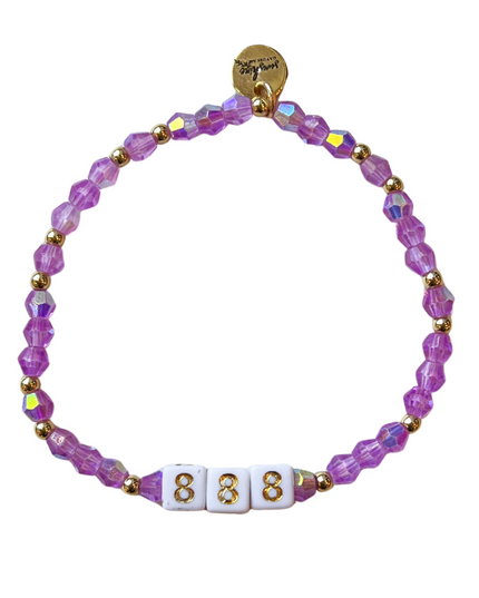 888 Angel Number Block Bracelet