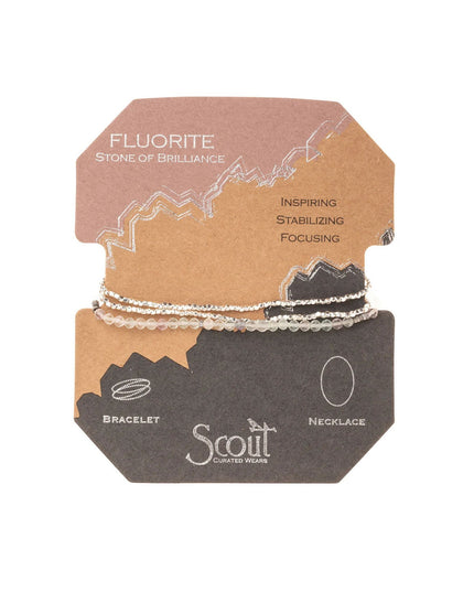 Delicate Stone Wrap Bracelet/Necklace