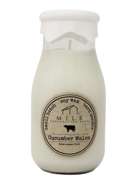 Cucumber Melon Milk Bottle Candle