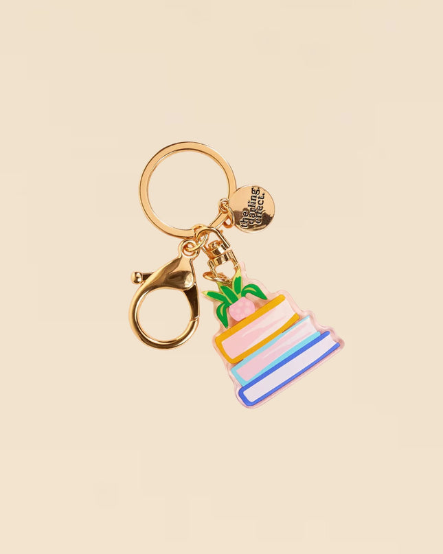 Book Nook Acrylic Keychain Bag Charm