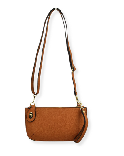 Twist Closure Small Wristlet Crossbody Bag