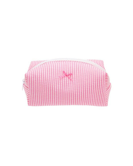 Striped Cosmetic Pouch