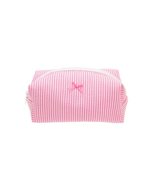 Striped Cosmetic Pouch