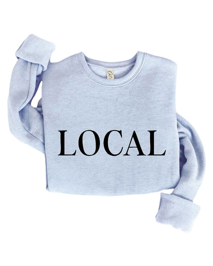 Local Thin Font Graphic Crew