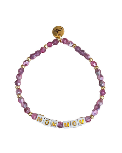 Mom Mom Letter Block Bracelet