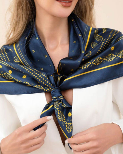 Paisley Pattern Square Scarf Wrap