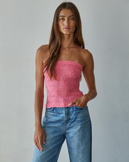 Jacquard Tube Top