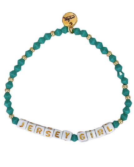 Jersey Girl Letter Block Bracelet