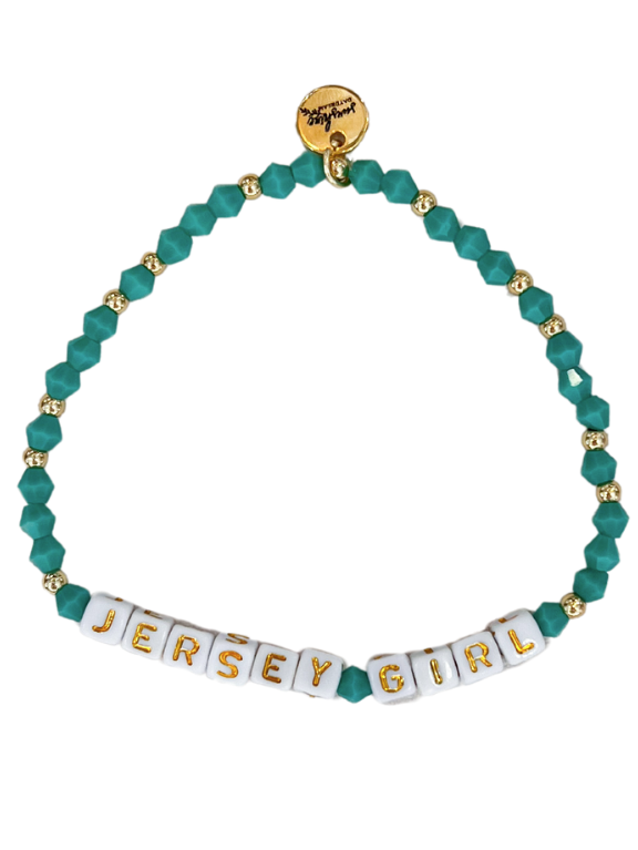 Jersey Girl Letter Block Bracelet