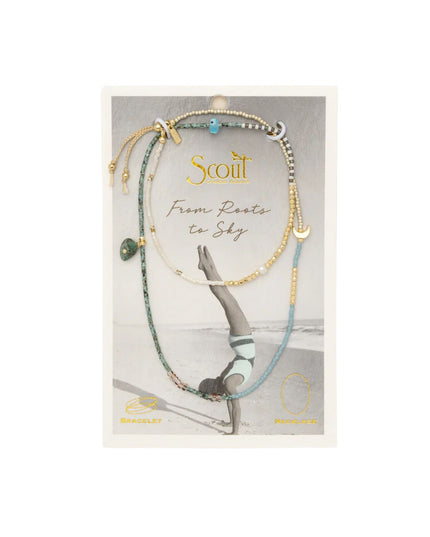 Mixed Media Wrap Bracelet/Necklace