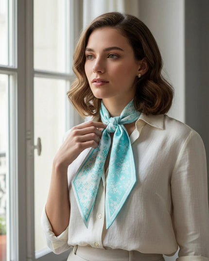 Something Blue Twirl & Tie Scarf