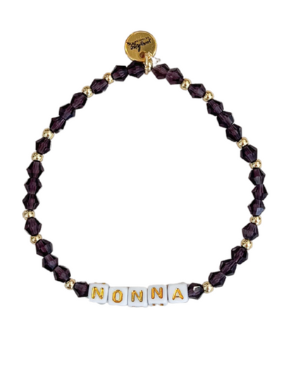 Nonna Letter Block Bracelet