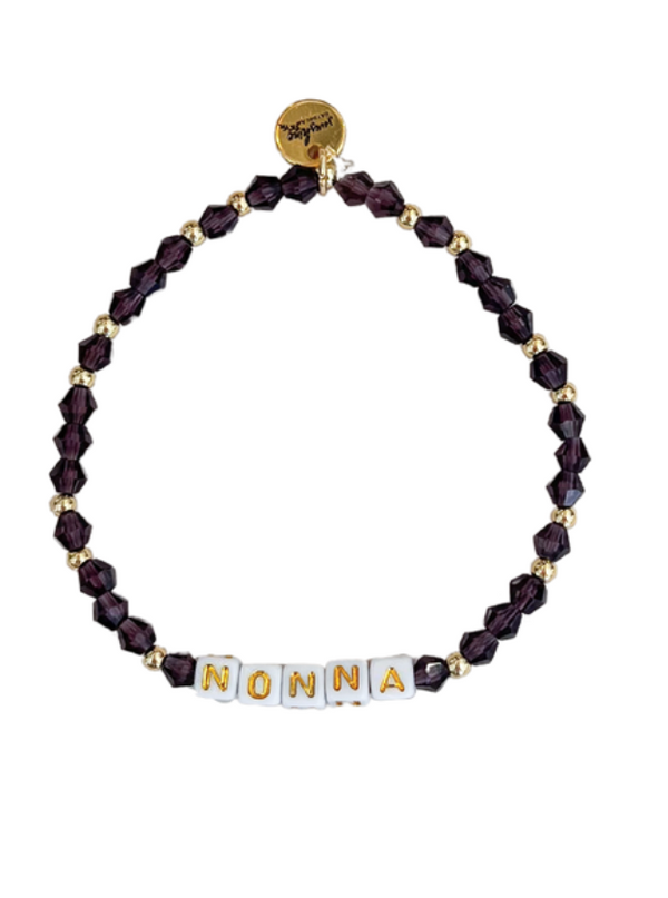Nonna Letter Block Bracelet