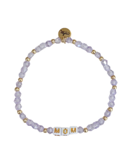 Mom Letter Block Bracelet