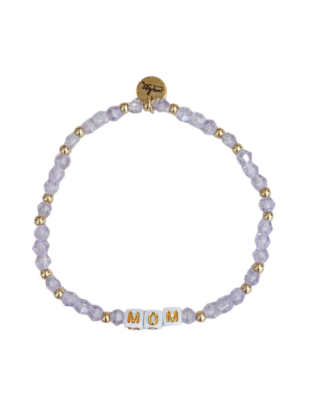 Mom Letter Block Bracelet