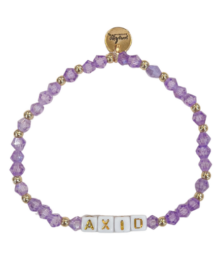 AXID Sorority Letter Block Bracelet