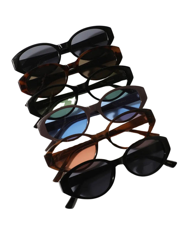 Retro Oval Thick Frame Women's Sunglasses