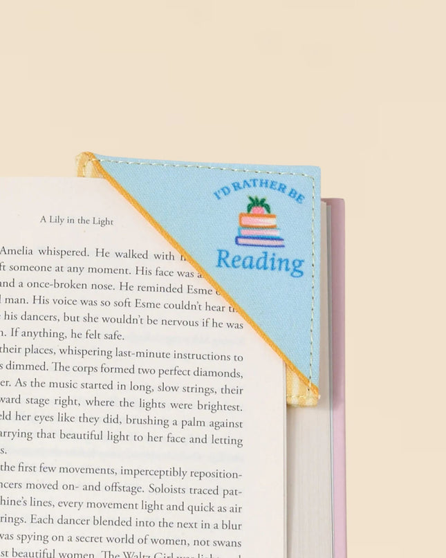 Italian Summer Corner Keeper Fabric Bookmark