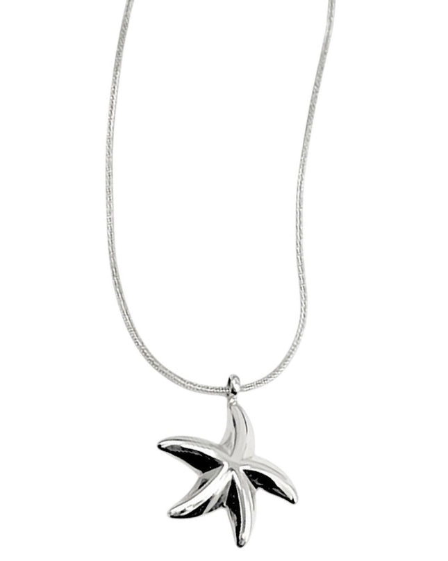 Starfish Pendant Snake Chain Necklace