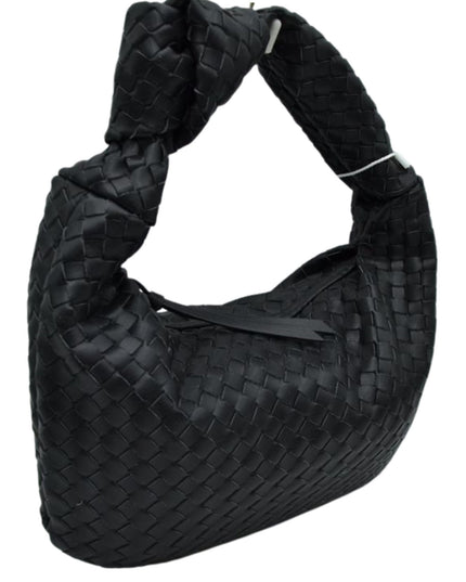 Knot Woven Shoulder Bag