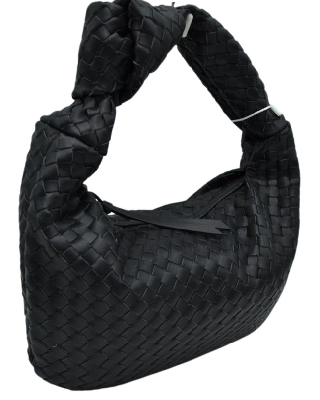 Knot Woven Shoulder Bag