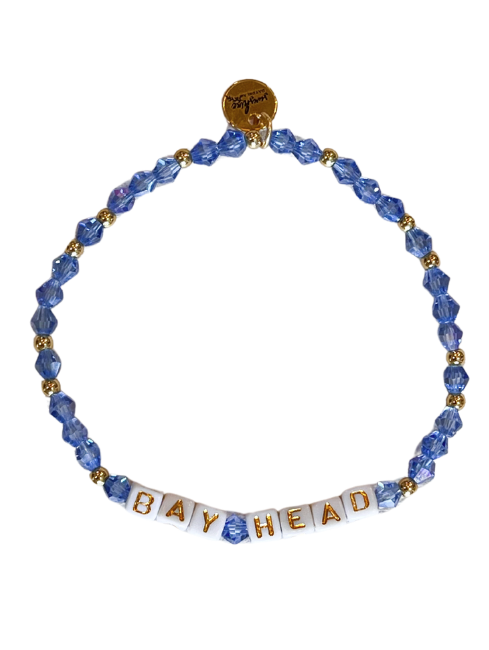 Bay Head Letter Block Bracelet